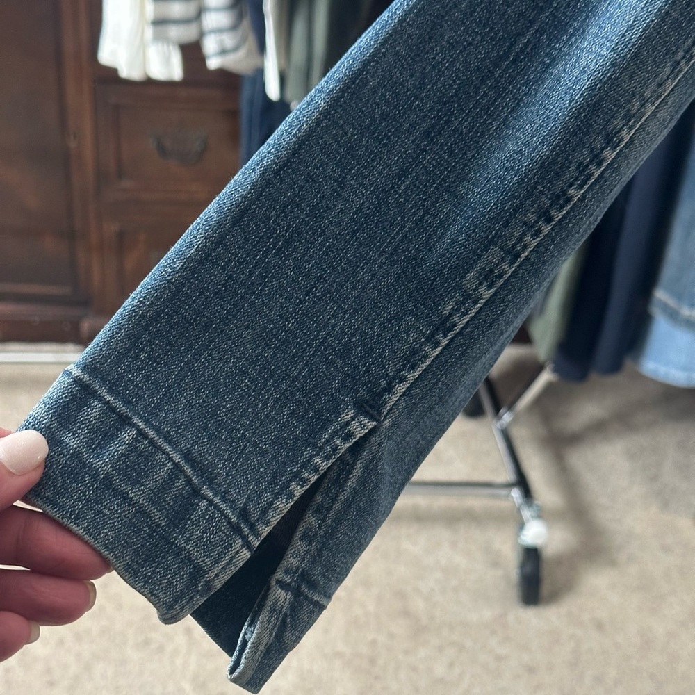INC International Concepts Blue Denim Blazer Jacket - Picture 5 of 6